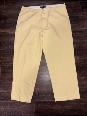 Men's Light Polo Ralph Lauren Yellow Chino Pants